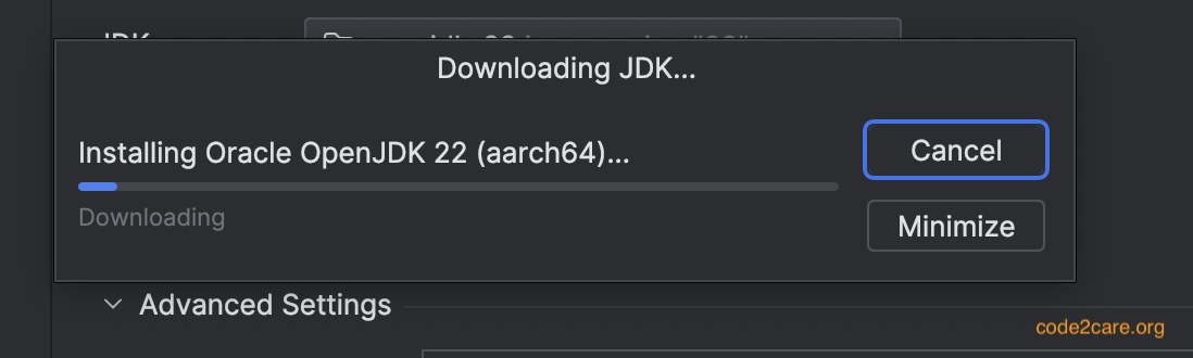 Installing Oracle OpenJDK 22 aarch64